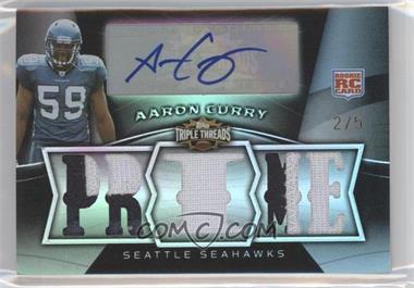 2009 Topps Triple Threads - [Base] - Rookie Autographed Prime Black Relics #102 - Aaron Curry /5