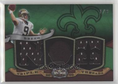 2009 Topps Triple Threads - Relics - Emerald #TTR-31 - Drew Brees /9