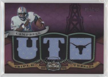 2009 Topps Triple Threads - Relics - Purple #TTR-80 - Earl Campbell /20