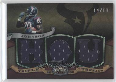 2009 Topps Triple Threads - Relics - Sepia #TTR-61 - Andre Johnson /18