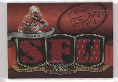 2009 Topps Triple Threads - Relics #TTR-58 - Frank Gore /25 [EX to NM]