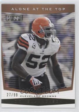 2009 Topps Unique - Alone at the Top - Bronze Select #AT7 - D'Qwell Jackson /99