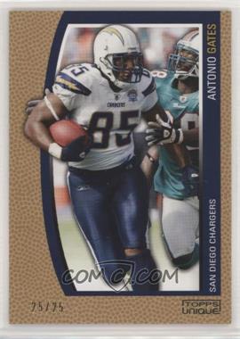 2009 Topps Unique - [Base] - Gold Reserve #127 - Antonio Gates /25