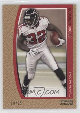 2009 Topps Unique - [Base] - Gold Reserve #34 - Jerious Norwood /25