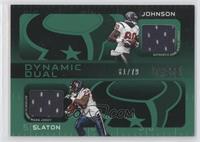 Andre Johnson, Steve Slaton #/79