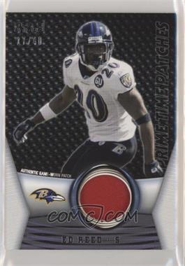 2009 Topps Unique - Prime Time Patches #PTP-123 - Ed Reed /40