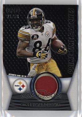 2009 Topps Unique - Prime Time Patches #PTP-151 - Hines Ward /50