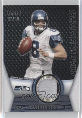 2009 Topps Unique - Prime Time Patches #PTP-59 - Matt Hasselbeck /50