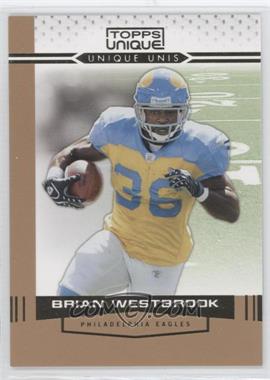 2009 Topps Unique - Unique Unis - Gold Reserve #UU5 - Brian Westbrook /25