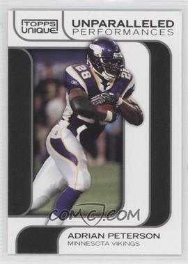 2009 Topps Unique - Unparalleled Performances #UP10 - Adrian Peterson