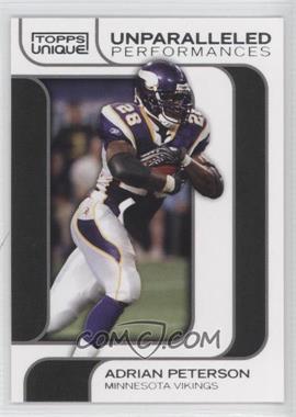 2009 Topps Unique - Unparalleled Performances #UP10 - Adrian Peterson