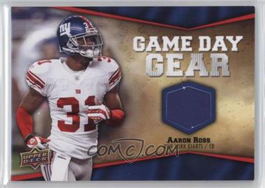 2009 Upper Deck - Game Day Gear #NFL-AR - Aaron Ross [Noted]