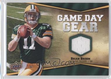2009 Upper Deck - Game Day Gear #NFL-BB - Brian Brohm