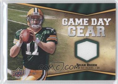 2009 Upper Deck - Game Day Gear #NFL-BB - Brian Brohm