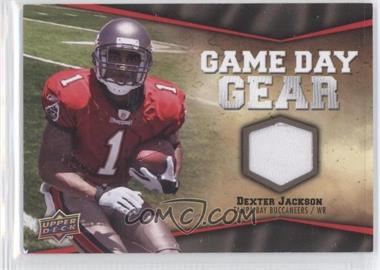 2009 Upper Deck - Game Day Gear #NFL-DC - Dexter Jackson