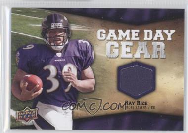 2009 Upper Deck - Game Day Gear #NFL-RI - Ray Rice