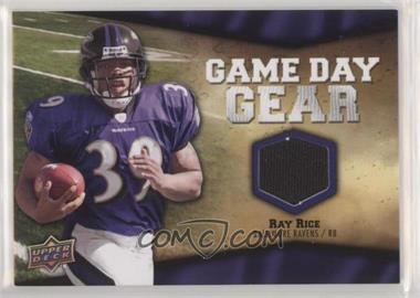 2009 Upper Deck - Game Day Gear #NFL-RI - Ray Rice