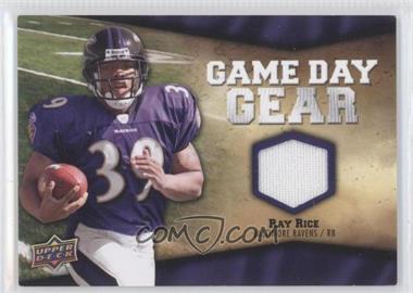 2009 Upper Deck - Game Day Gear #NFL-RI - Ray Rice