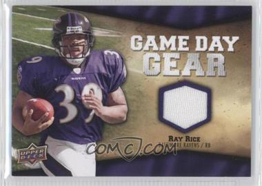 2009 Upper Deck - Game Day Gear #NFL-RI - Ray Rice