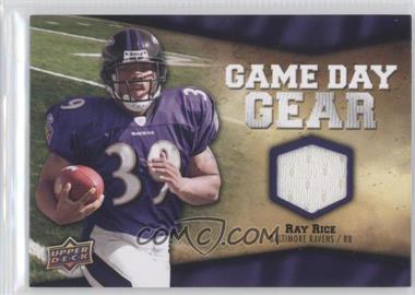 2009 Upper Deck - Game Day Gear #NFL-RI - Ray Rice