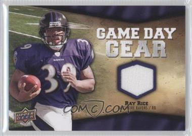 2009 Upper Deck - Game Day Gear #NFL-RI - Ray Rice