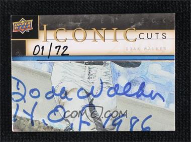 2009 Upper Deck - Iconic Cuts #IC-DW - Doak Walker /72