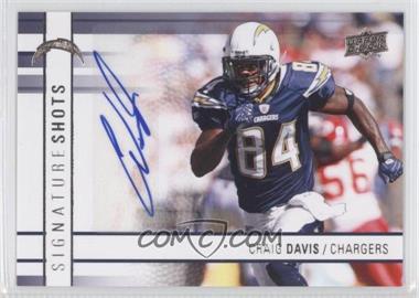 2009 Upper Deck - Signature Shots #SS-CD - Craig Davis