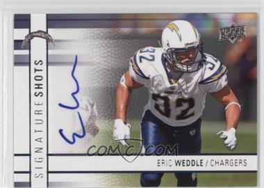 2009 Upper Deck - Signature Shots #SS-EW - Eric Weddle