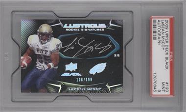 2009 Upper Deck Black - [Base] #120 - Lustrous Rookie Signatures - LeSean McCoy /199 [PSA 9 MINT]