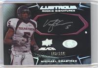 Lustrous Rookie Signatures - Michael Crabtree #/199