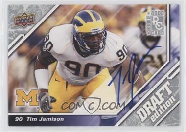 2009 Upper Deck Draft Edition - [Base] - Autographs #104 - Tim Jamison