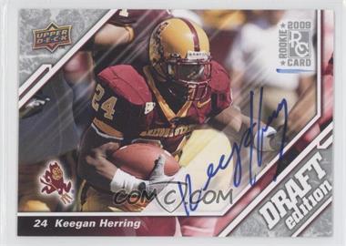2009 Upper Deck Draft Edition - [Base] - Autographs #132 - Keegan Herring