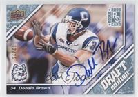 Donald Brown #/25