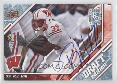 2009 Upper Deck Draft Edition - [Base] - Blue Autographs #24 - P.J. Hill /25