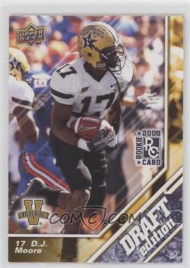 2009 Upper Deck Draft Edition - [Base] - Blue #22 - D.J. Moore /50