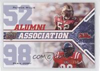 Alumni Association - Patrick Willis, Peria Jerry #/50