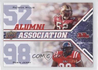 2009 Upper Deck Draft Edition - [Base] - Blue #241 - Alumni Association - Patrick Willis, Peria Jerry /50