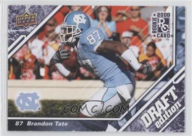 2009 Upper Deck Draft Edition - [Base] - Blue #58 - Brandon Tate /50