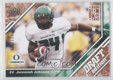 2009 Upper Deck Draft Edition - [Base] - Bronze #128 - Jeremiah Johnson /125
