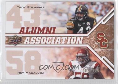 2009 Upper Deck Draft Edition - [Base] - Bronze #231 - Alumni Association - Rey Maualuga, Troy Polamalu /125