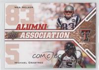 Alumni Association - Wes Welker, Michael Crabtree #/125