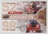 Alumni Association - Patrick Willis, Peria Jerry #/125