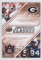 Conference Clashes - Knowshon Moreno, Sen'Derrick Marks #/125