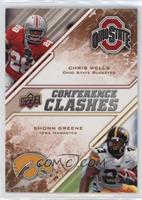 Conference Clashes - Chris Wells, Shonn Greene #/125