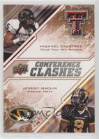 Conference Clashes - Michael Crabtree, Jeremy Maclin #/125