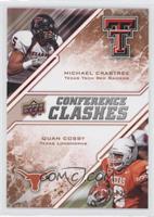 Conference Clashes - Michael Crabtree, Quan Cosby #/125