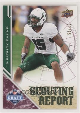 2009 Upper Deck Draft Edition - [Base] - Burgundy #229 - Scouting Report - Patrick Chung /75