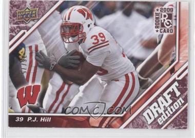 2009 Upper Deck Draft Edition - [Base] - Burgundy #24 - P.J. Hill /75