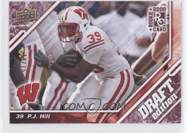 2009 Upper Deck Draft Edition - [Base] - Burgundy #24 - P.J. Hill /75