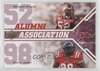 Alumni Association - Patrick Willis, Peria Jerry #/75